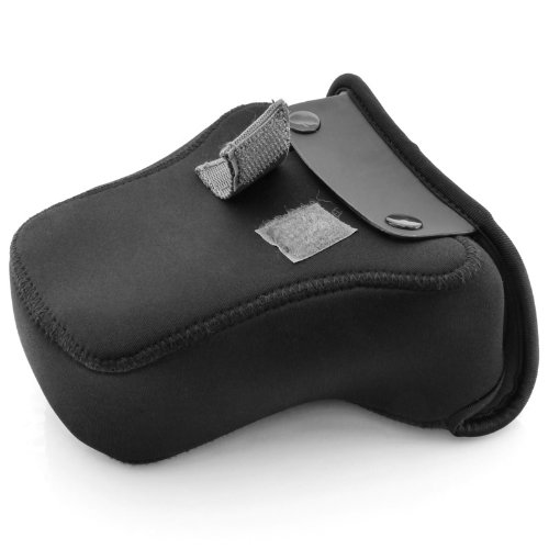 Housse Etui Appareil Photo Compact Bridge N  opr  ne R  sistant Compatible avec Nikon Coolpix B500  Canon PowerShot - par USA Gear