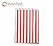 Produktbild 100 PACK – 12,7 x 17,8 cm rot Sweet gestreift Papier Staubbeutel