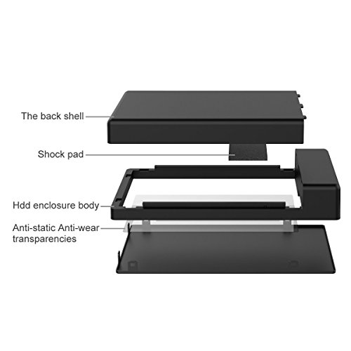 ORICO USB 3.0 externe Festplatte Gehäuse Caddy für 8,9 cm SATA III HDD – UASP für SATA 6 Gbit/s - 6