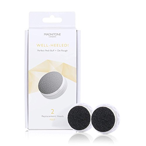 Magnitone Pedi Buff Replacement Brush Head for Well-Heeled - Pack of 2