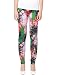 Allegra K Women Elastic Waist Cartoon Graffiti Skinny Leggings Footless Tights