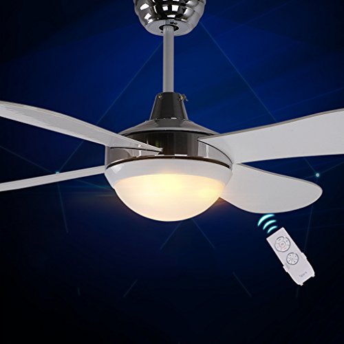 Remote Control Ceiling Fan Light Minimalist Modern European Style