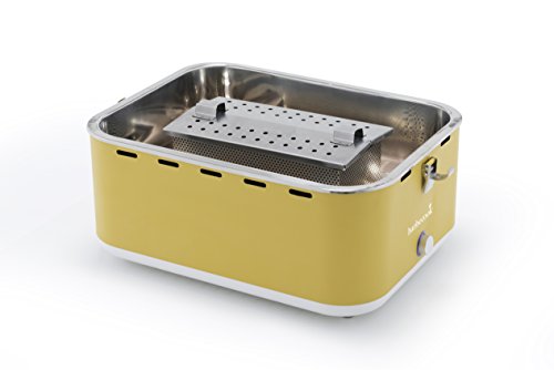 Barbecook rauchfreier Holzkohlegrill / Tischgrill Carlo mit Tragetasche, gelb, 43,5 x 33,5 x 20,5 cm, 2235925000 - 6
