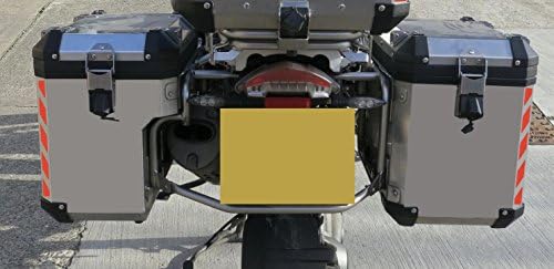 RED REFLECTIVE BMW R1200GS ADVENTURE REFLECTIVE ALLOY PANNIER CHEVRONS