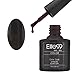 Elite99 Varnish Gel Nail Polish Soak Off UV LED Nail Art Manicure 7.3ml Pure Black (40518)