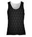 Snoogg Abstract Black Pattern Design Womens Tunic Casual Beach Fitness Vests Tank Tops Sleeveless T shirts RS.599.00