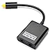 Produktbild Tisino 1 in 2 out Digital Toslink Fiber optisches Audio Splitter adapter (schwarz)