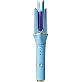Pluzz Otomatik Sa&ccedil; Maşası Kalın Su Dalgası 32mm - 30 Saniyede Isınma (Mavi)