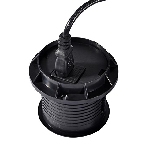 Versenkbare Tisch-Steckdose Ladegerät EU AC Steckdose Reiseadapter mit 2 USB Ports - 5