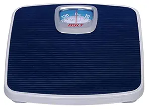 StuffHoods Original Deluxe Personal Manual Analog Weighing Scale upto 130 kgs capacity for human body weight machine (Mechanical Weighing Machine) BLUE