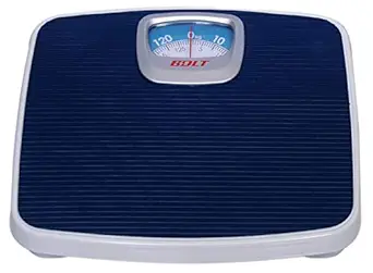 StuffHoods Scale Original Weight Scale Machine | Manual Analog Mechanical Weighing Machine | Deluxe Personal Weighing Scale upto 130 kgs capacity Weight Machine | Health & Personal Care/Home Medical Supplies & Equipment/Health Monitors/Weighing Scales | Multipurpose Weight Machine for Kitchen Office Home & Human Balance (BLUE, 130 KG)