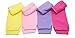 JuDanzy - Baby & Toddler - Soft Cotton Legwarmers for Boys & Girls - Gift Box - Age 0-3 Years - 4 Pairs - Girly Solids