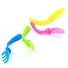 4PCS Curved Handles Design Baby Infant Safe Tableware Training Spoon Fork Spork Set