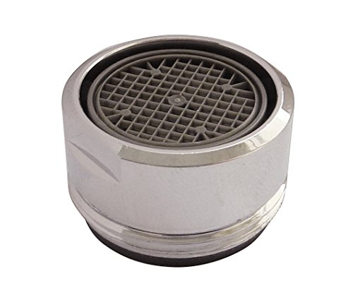 Mischdüse mit 1 Außengewinde M24 x 1, verchromt