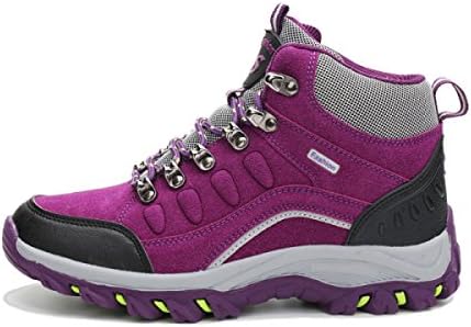 POSEDO Unisex Men's And Women's Outdoor Climbing Shoes Climbing Slip Wear Protection Toe,Purple-UK7.5~8(41EUR)