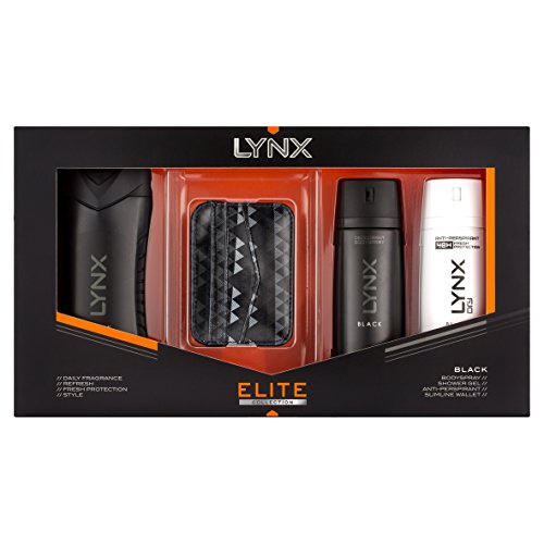 Lynx Slimline Wallet Gift Set - Black