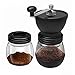 Produktbild Manuelle Kaffeemühle, Tragbare Kaffeemühle mit keramischen Graten und zwei Klarglasgläsern für das Home Office Travel 850g / 1.87lb