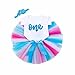 Produktbild Malloom® 3Pcs Säuglingsbaby Mädchen Geburtstags Buchstabe Ballettröckchen Röcke + Overall + Stirnband stellte Ausstattungen ein (H, 3M)