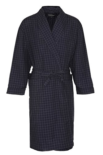 ChampionMen's Regal Checked Polycotton Bath Robe Dressing Gown