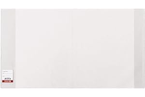 Brunnen 104030003 Książka, okładka notebooka/ochraniacz książki (wysokość książki 30 cm, 59,5 x 30 cm, z ochroną krawędzi), przezroczysty