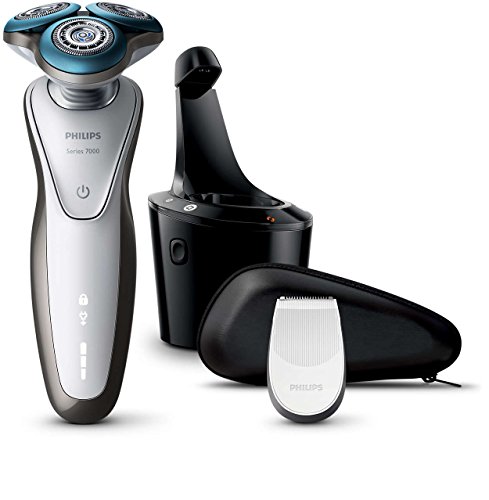Philips Series 7000 Electric Wet and Dry Shaver S7710 S7710/26 with SmartClean System and Precision Trimmer (100-240v)