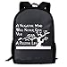 Produktbild Negative Mind Positive Life Printed School Backpack Water Resistant Travel Rucksack Bag Laptop Lightweight Backpack Daypack,17" Schulrucksack