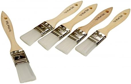 Fast Mover Tools Seam Sealer Brushes, White, Set of 5