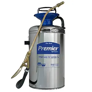 Chapin 1253 2-Gallon Premier Series Pro Stainless Steel Sprayer For Fertilizer, Herbicides and Pesticides (1 Sprayer/Package)