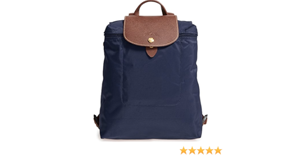 navy longchamp backpack