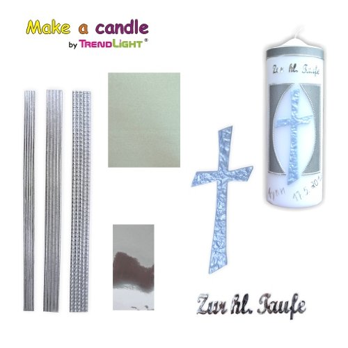 Make a Candle Collection -Taufe -Boy- Mega Bastelset
