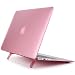 Produktbild MacBook Air 11 H¨¹lle - Ultra Slim Plastik Hartschale Schutzh¨¹lle Snap Case mit faltbarem Kickstand f¨¹r MacBook Air 11 Zoll (A1370 / A1465), Rosa