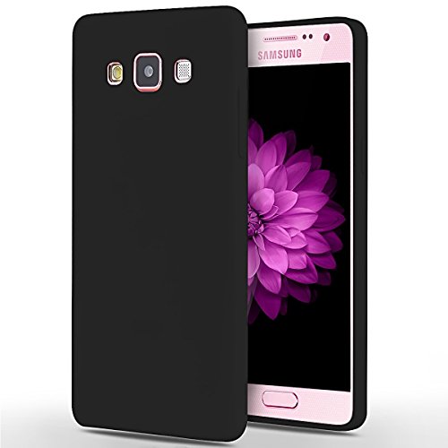 Funda Galaxy A5 2015  Galaxy A5 2015 Carcasa  SpiritSun Soft Carcasa Funda Dise  o Mate Opaco Ultrafina TPU Bumper para Samsung Galaxy A5 2015  5 0 pulgadas  Suave Silicona Piel Carcasa Ultra Delgado y Ligero Goma Flexible Anti-ara  azos Anti Golpes Parachoques Protectora Carcasa - Negro