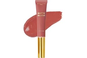 Revolution Pro- Iconic Matte Cream Blush- Wand Stripped Pink | Lightweight formula |Buildable & Blendable |Soft-focus matte effect |Easy-to-use wand applicator | 15ml