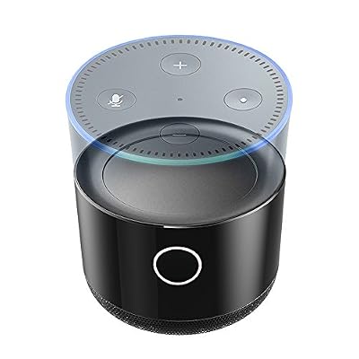 Fremo Evo Amp on – Une Base de batterie intelligent avec haut-parleur Bluetooth Fonctionne avec Echo Dot (Alexa Unlimited avec audio)