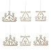 Produktbild DREGENO Baumbehang Erzgebirgs-Motive, 6 Figuren Laubsäge-Arbeit aus Holz von DREGENO SEIFFEN – Original erzgebirgische Handarbeit