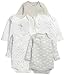 Mamas & Papas Baby-Boys Mamas And Papas 5 Pack Long Sleeve Bodysuit Unisex Long Sleeve Set of 5 Bodysuit, Off-White, 9-12 Months
