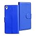 Produktbild Sony Xperia XA Bookstyle Hülle, Conie Mobile PU Leder Schutzhülle Handytasche Bookcase Tasche Premium Klapphülle in Blau