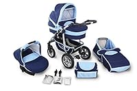 Clamaro 'CORAL 2018' Kinderwagen 3 in 1 ...