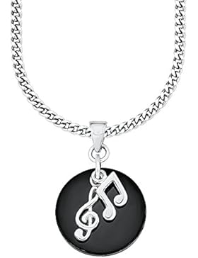 s.Oliver Kinder-Kette mit Anhänger Girls Musiknote 925 Silber rhodiniert silber - 541411