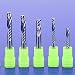 Produktbild EU_HOZLY 6 mm Einschneider Spiralschneider AAA CNC-Schaftfräser Hartmetall Fräser Bit 5 Stück, 5PCS 6x6x17mm