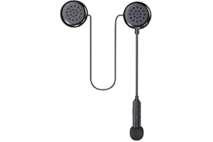 ‎YYTFY YYTFY Motorcycle Helmet Headset, Motorcycle Helmet Bluetooth Headset Bluetooth 5.0 Helmet Headphones Wireless Communication Waterproof Windproof for Outdoor GPS / Music Call Control / Cycling/Skiing