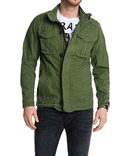 ESPRIT Herren Jacke aus Baumwolle, Gr. Medium, Grn (FERN GREEN 340)