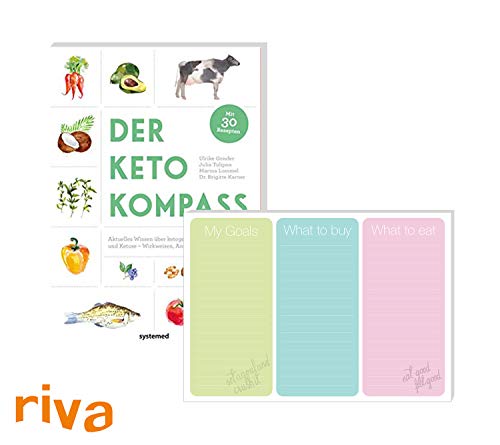 Preisvergleich Produktbild riva Der Keto-Kompass + praktischer Aufgabenplaner