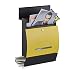 Produktbild Relaxdays Design Briefkasten mit Zeitungsfach, Pulverbeschichtet, HxBxT: 45 x 35 x 11 cm, Wandbriefkasten, schwarz-gelb