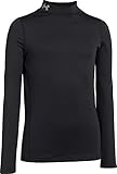 Under Armour Boys' Coldgear Evo Mock Fitted Long Sleeve Protection Layer