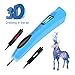 Produktbild 3D Stift, Lauva UV Photohärtender 3D Stereoscopic Printing Pen mit eingebautem Akku und austauschbarer Tinte für Modellieren, Basteln, Modellieren und Ausbildung (Blau)