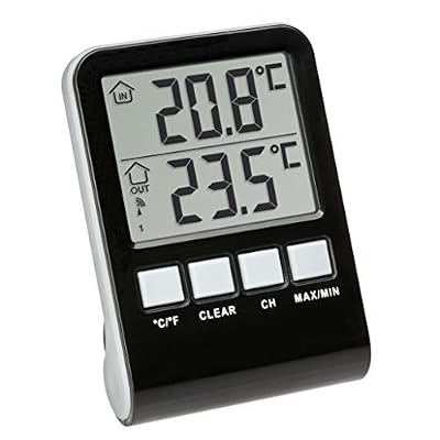 TFA-Dostmann Palma Thermomètre de Piscine sans Fil Anthracite
