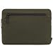 Produktbild Incase Compact Sleeve Schutzhülle für Apple MacBook Air 13,3" (Early 2015 - Mid 2017) - olive grün [Flight Nylon I Zubehörtasche I Kunstfell-Interieur I Reißverschluss] - INMB100338-OLV