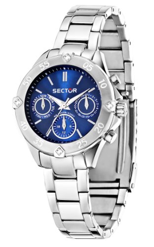 Sector Damen-Armbanduhr 250 Analog Quarz Edelstahl R3253250507