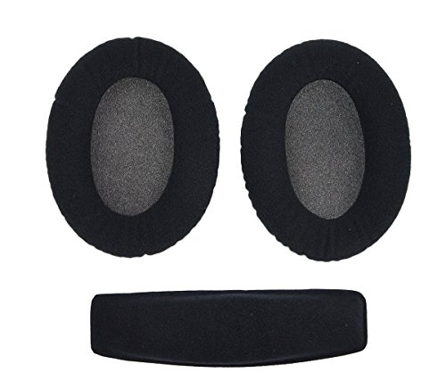 Preisvergleich Produktbild NAMVO Ohrpolster Velours Kissen Stirnband Für HD515 HD555 HD595 HD518 HD558 Kopfhörer